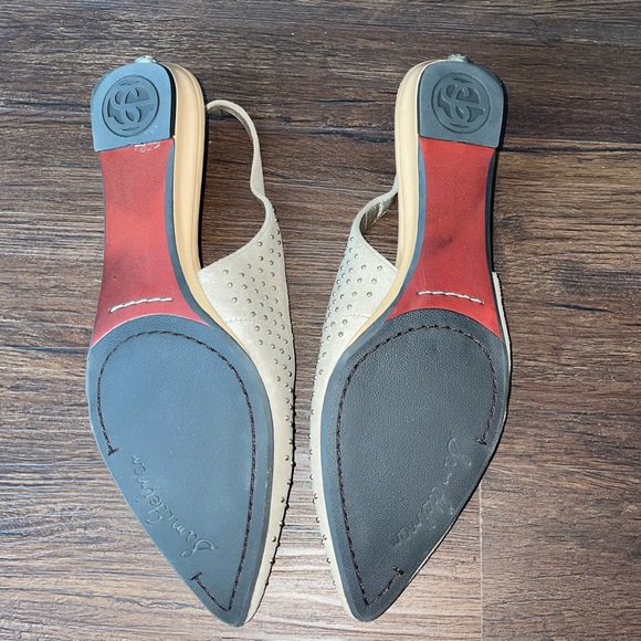 Sam Edelman Idahlia Leather Sling Back Studded Flats, Size 7.5 - Picture 9 of 9